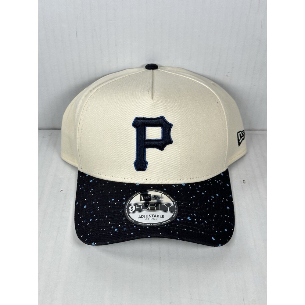New Era Pittsburgh Pirates Speckle 9FORTY A-Frame SnapBack Adjustable Hat Cap